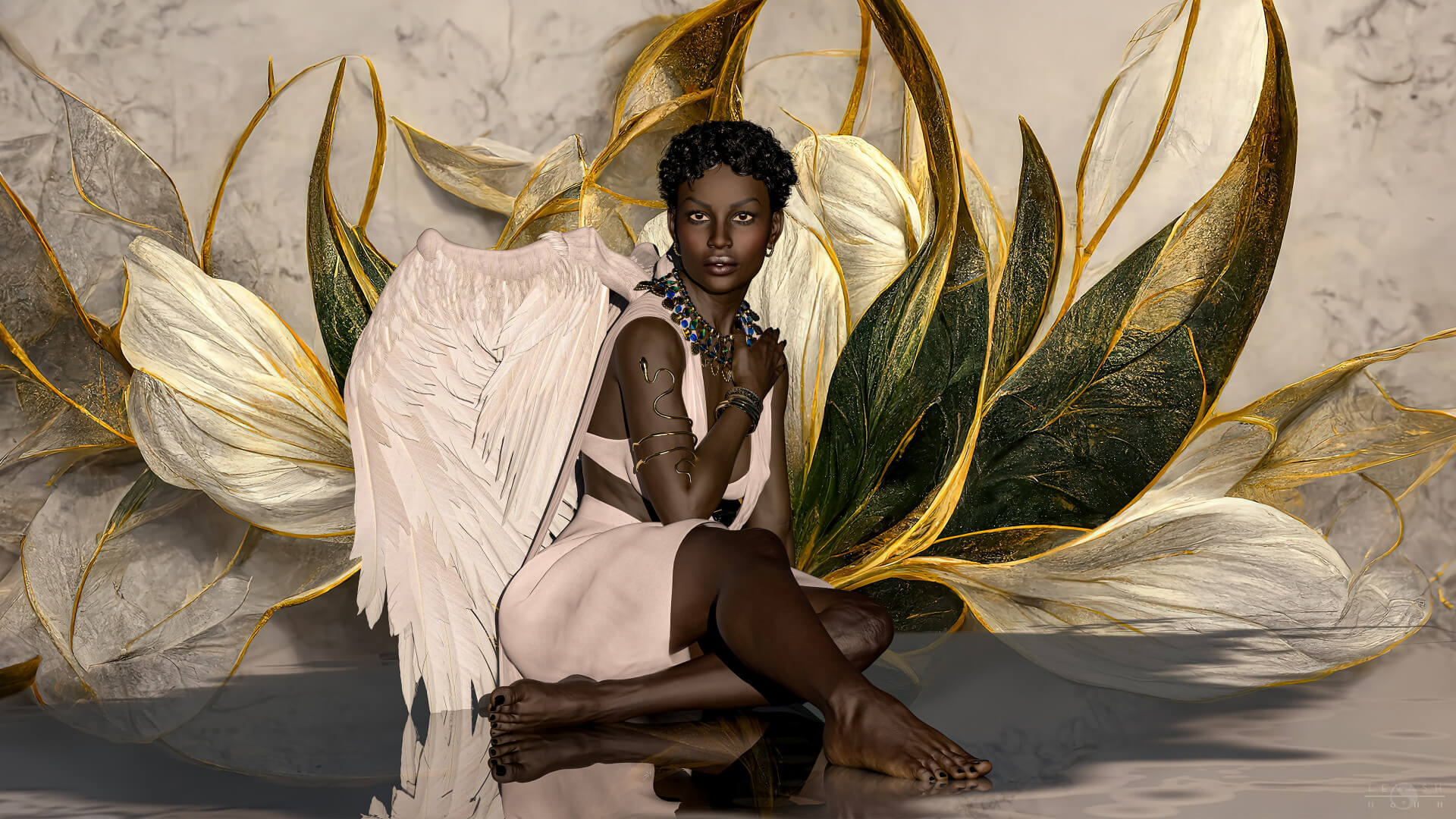 NUBIAN ANGEL WALLPAPER JAN 2023 3D