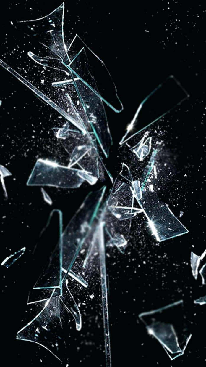 iPhone Cracked Screen HD Wallpaper