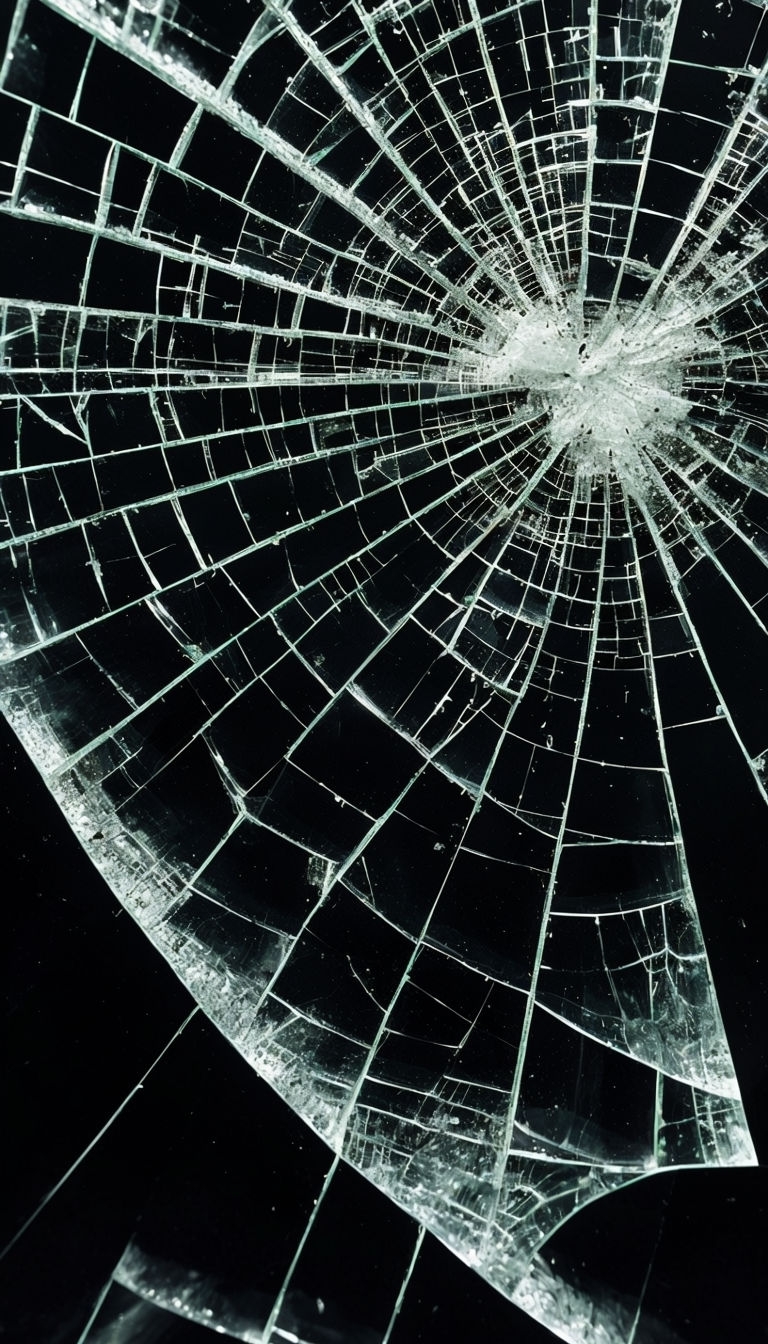 Free and customizeable shattered glass