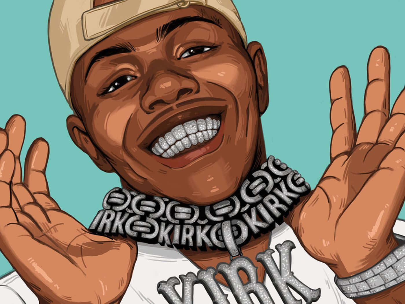Dababy Cartoon Wallpaper