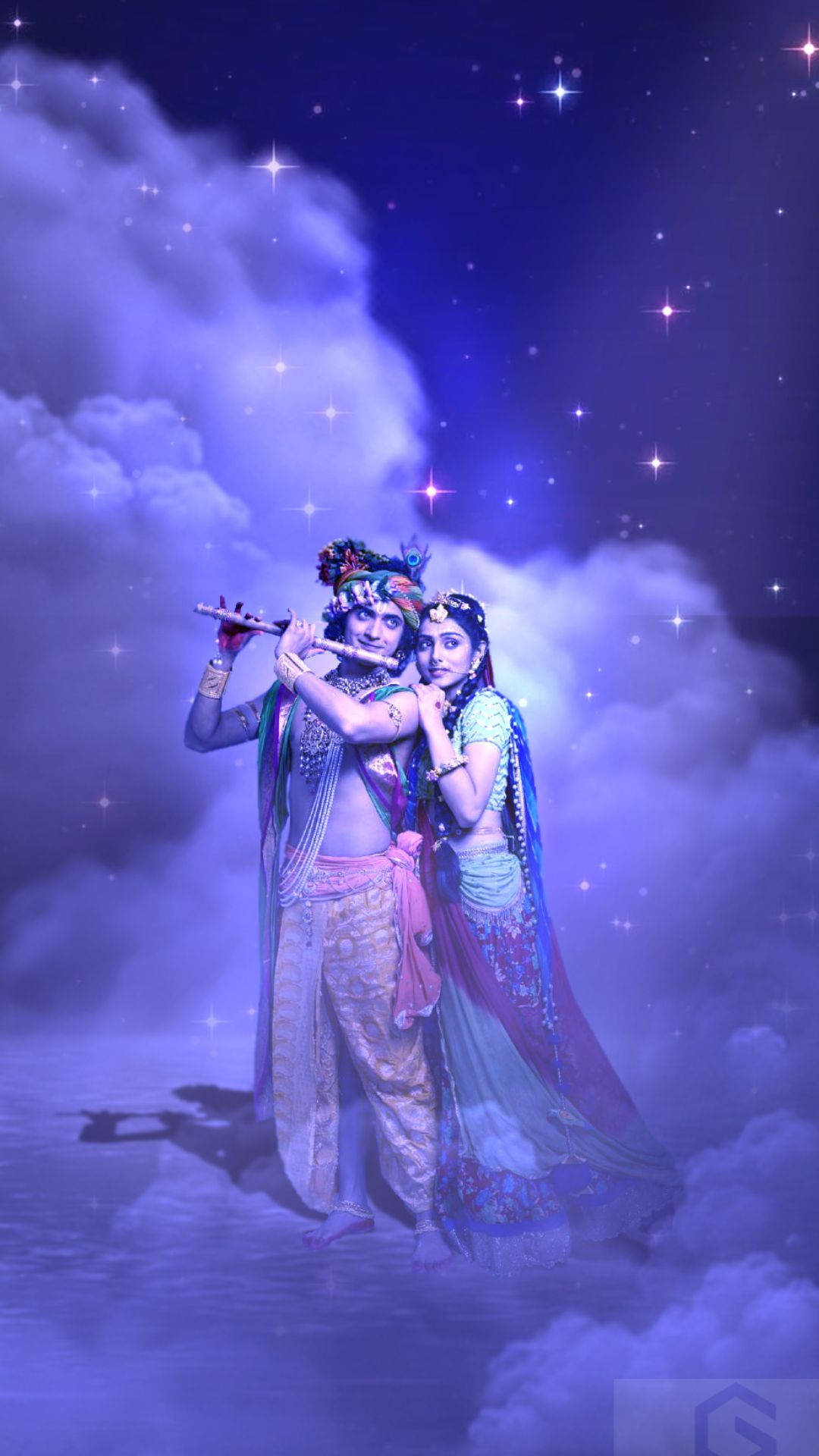 Download Radha Krishna Serial Night Sky
