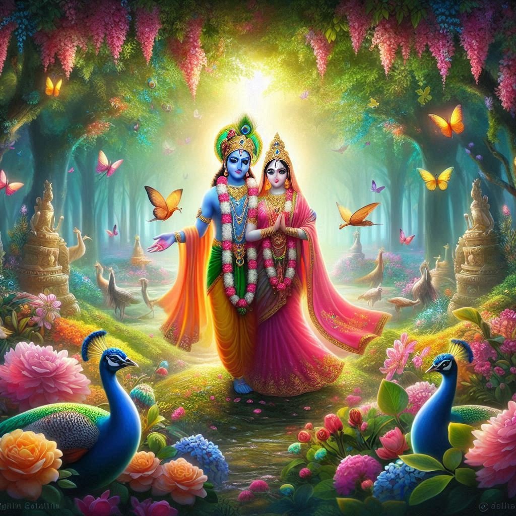 radhe krishna wallpaper