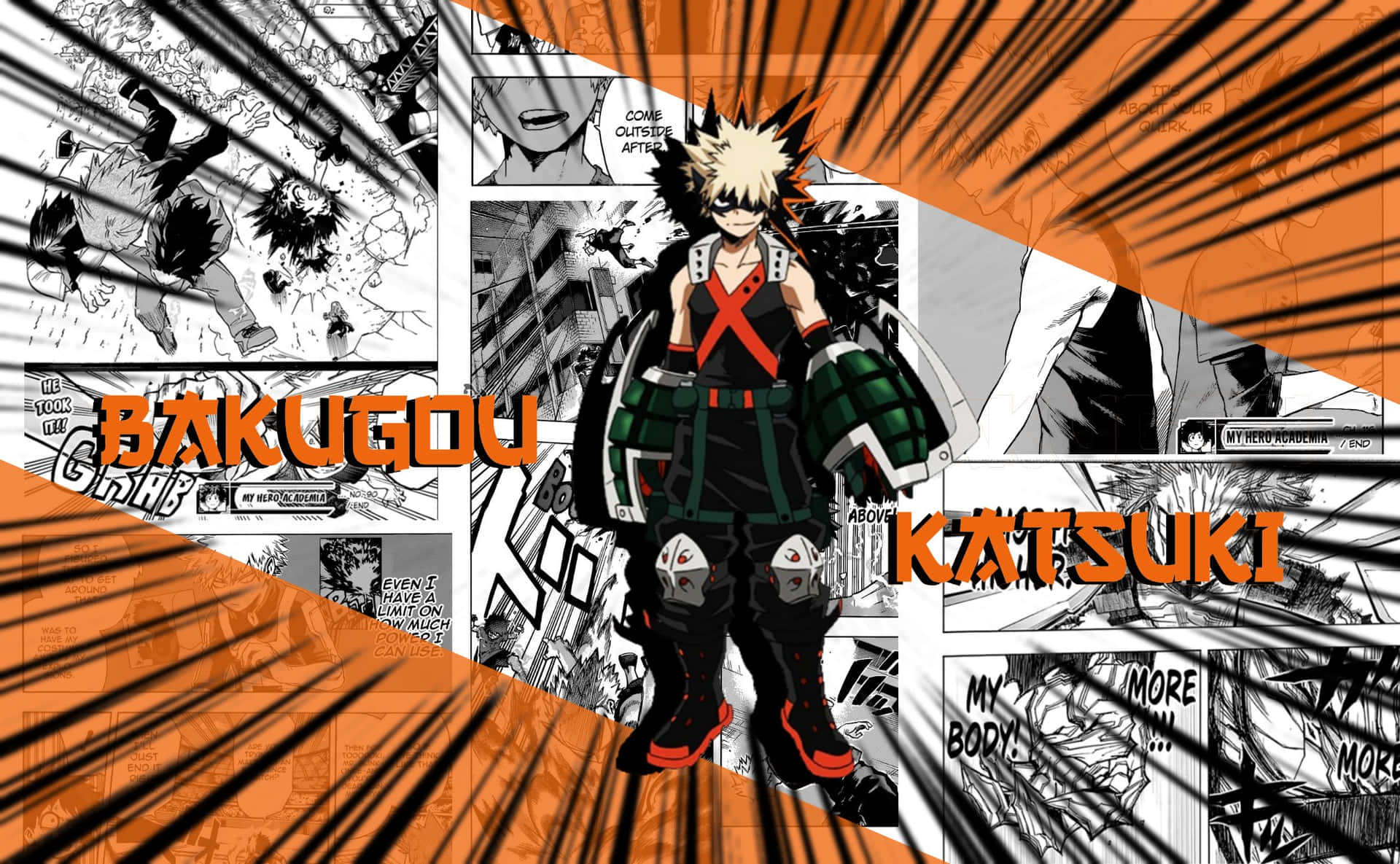 Pro Hero Bakugou Wallpaper
