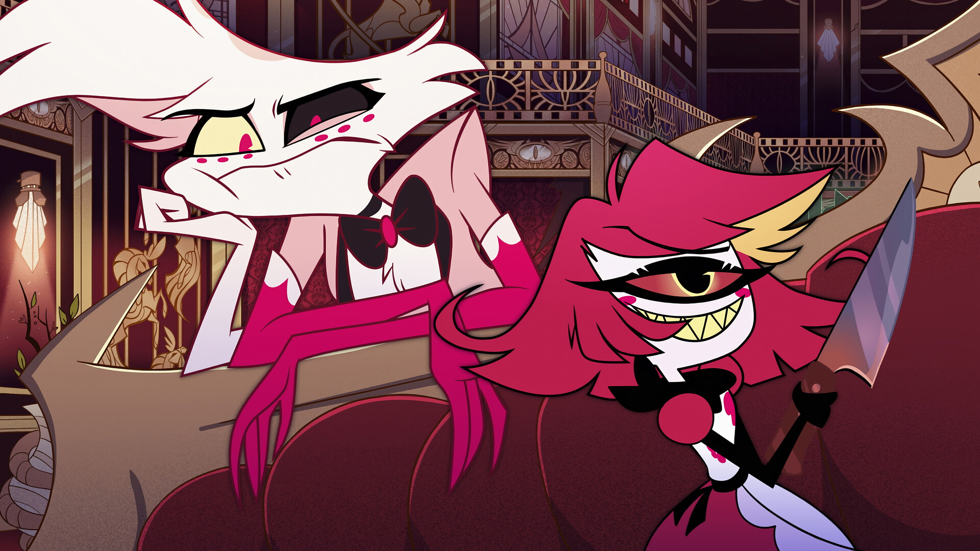 Hazbin Hotel Angel Dust Niffty 4K