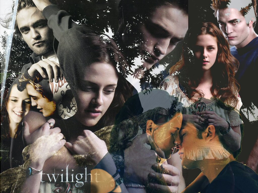 Twilight Edward & Bella. Wallpaper Collage I Made Of Edward