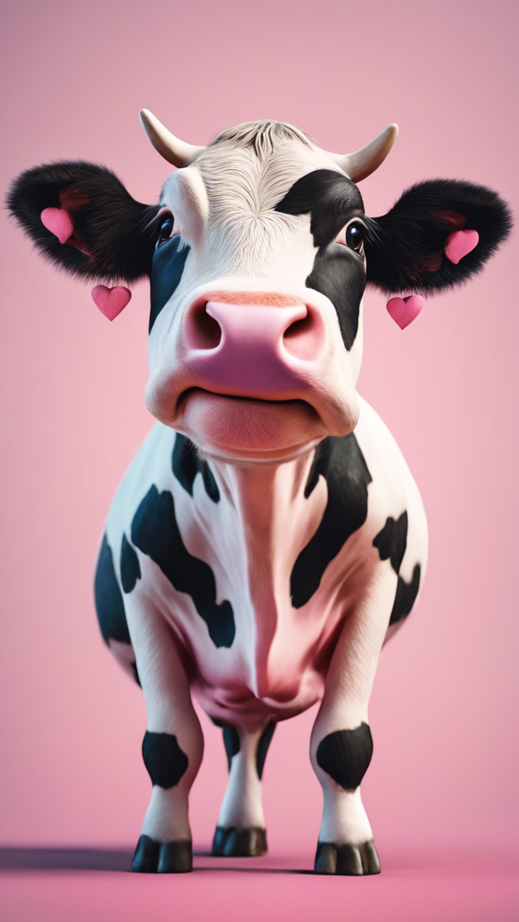 adorable graphic of a chubby baby cow