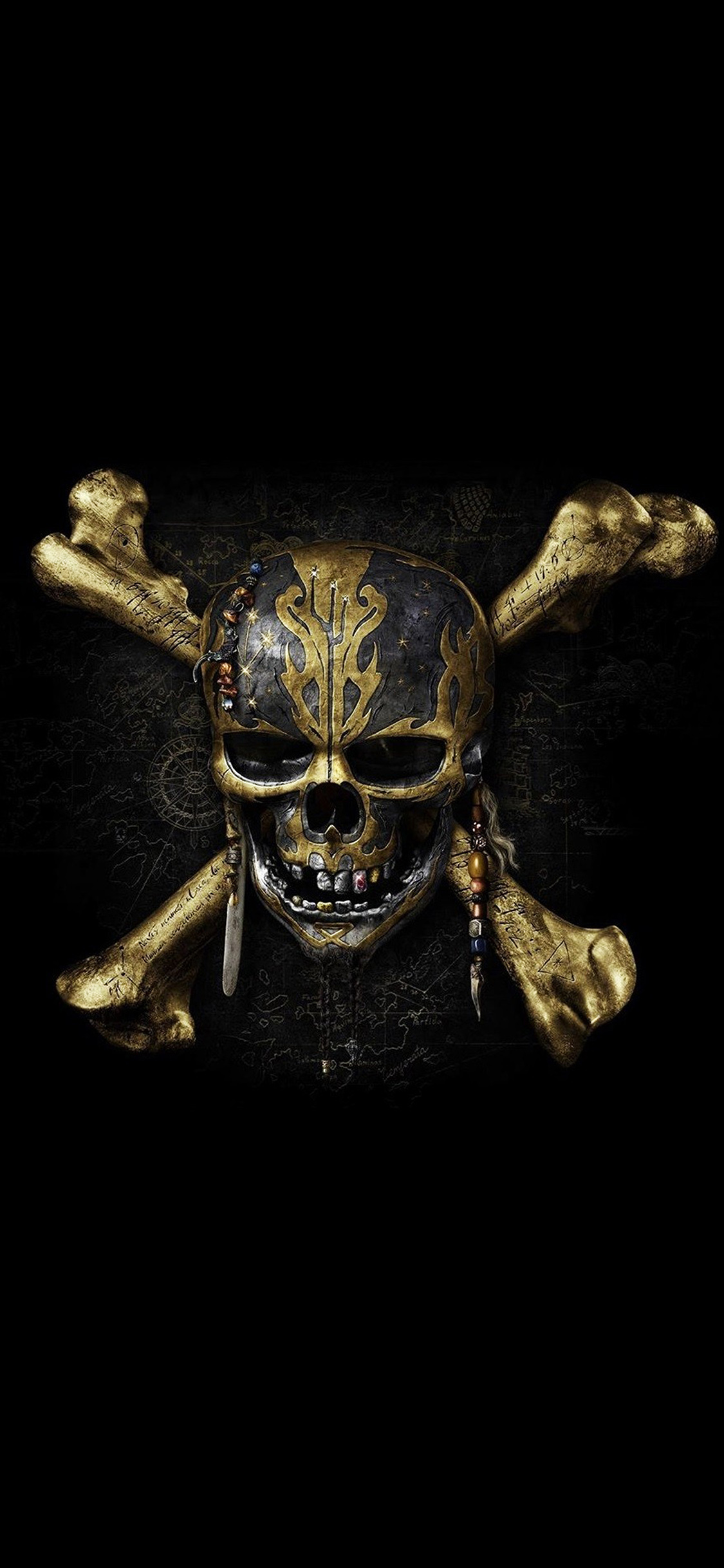 Pirates Dark Skull Art