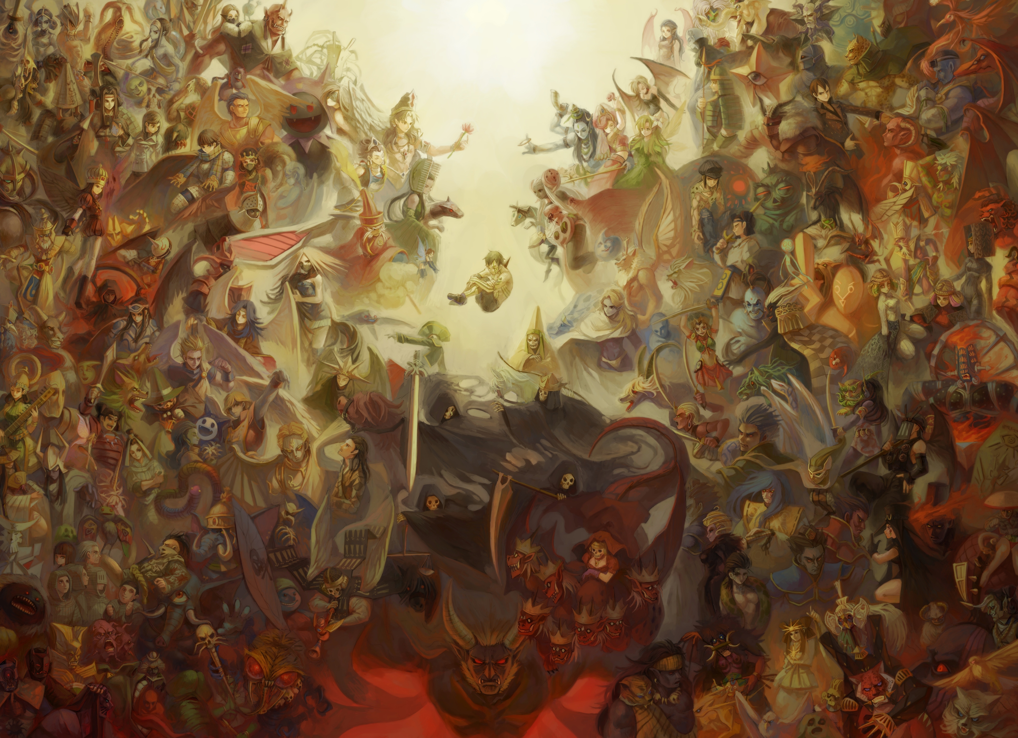 Shin Megami Tensei: Epic Battle Scene