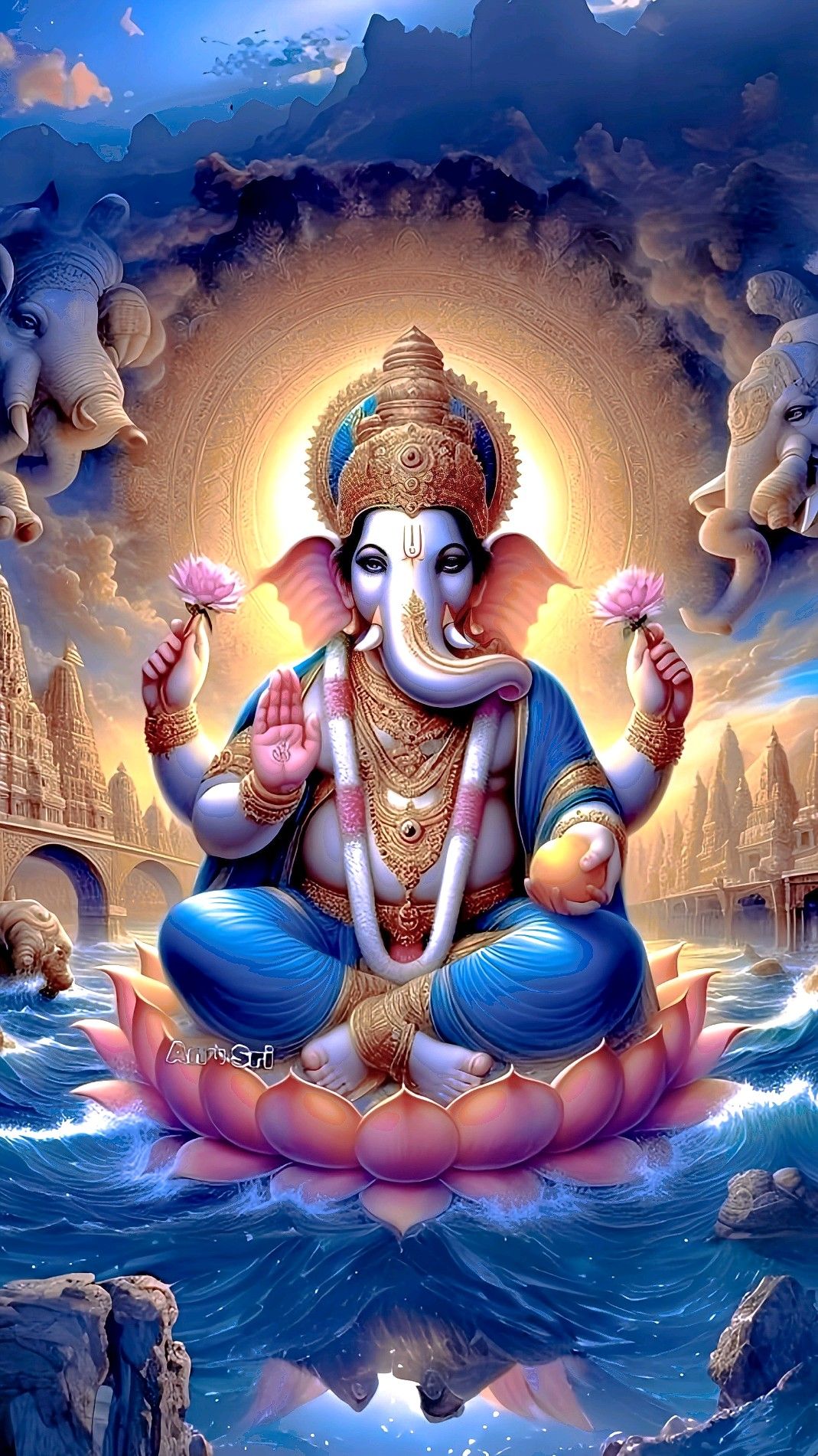 Tgre Lord Ganesha Wallpaper. HD