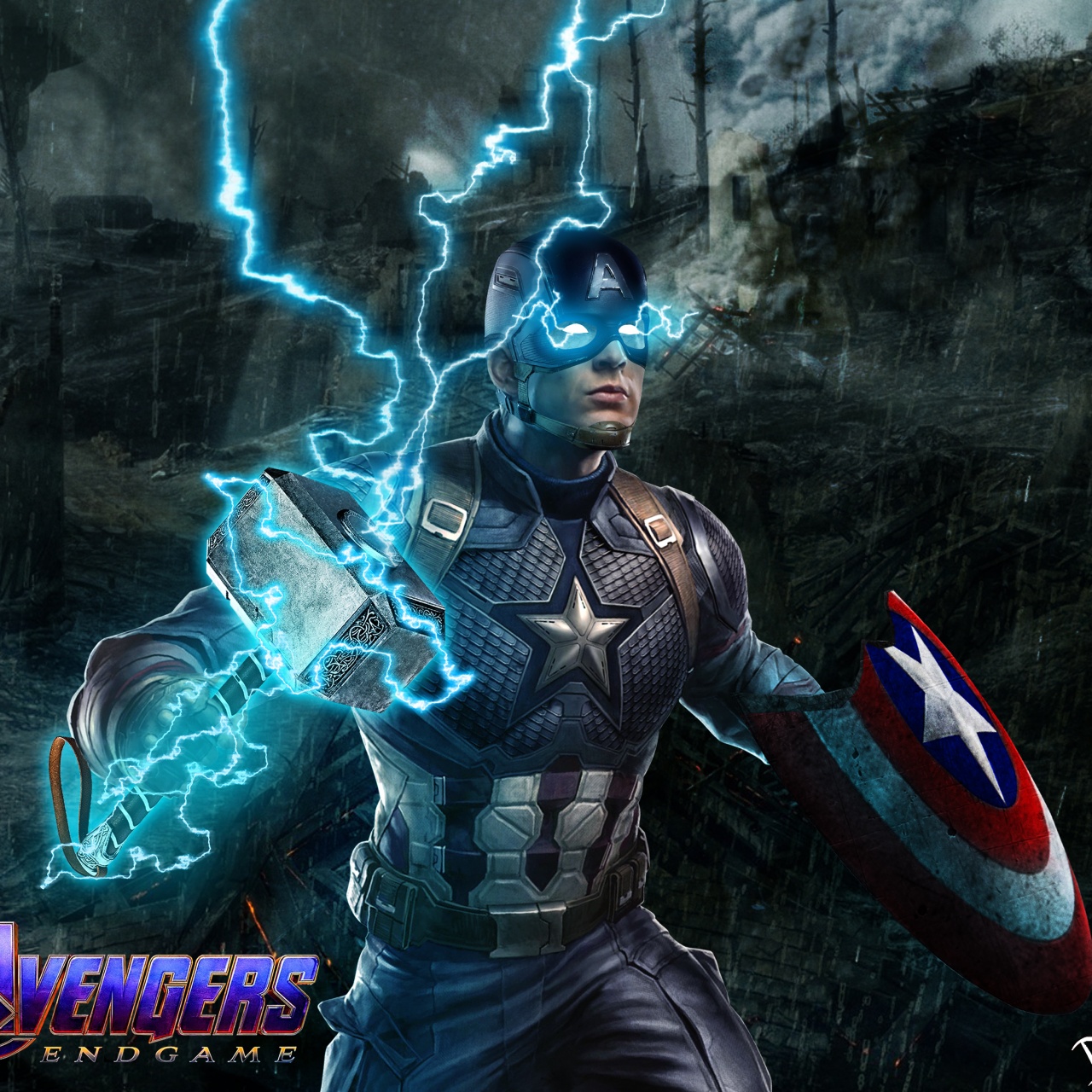 Captain America Wallpaper 4K, Avengers
