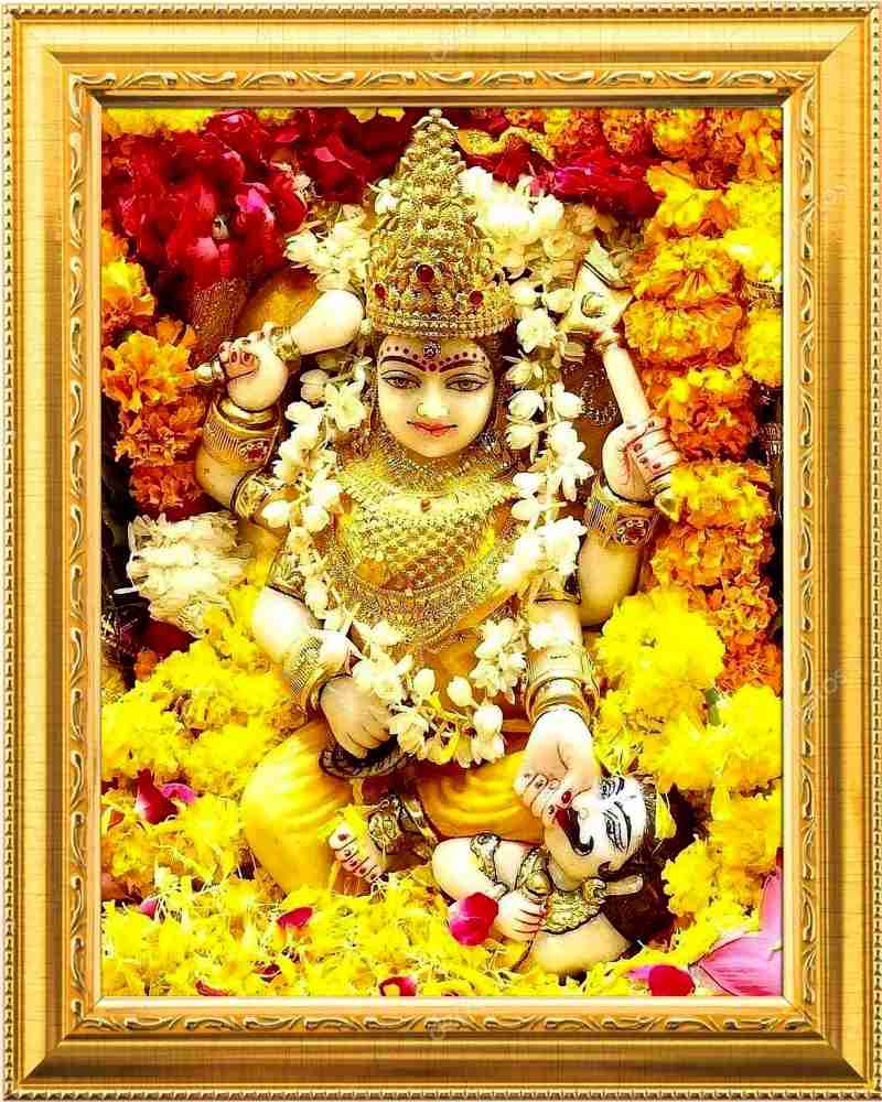 NDFRAME baglamukhi mata Religious Frame