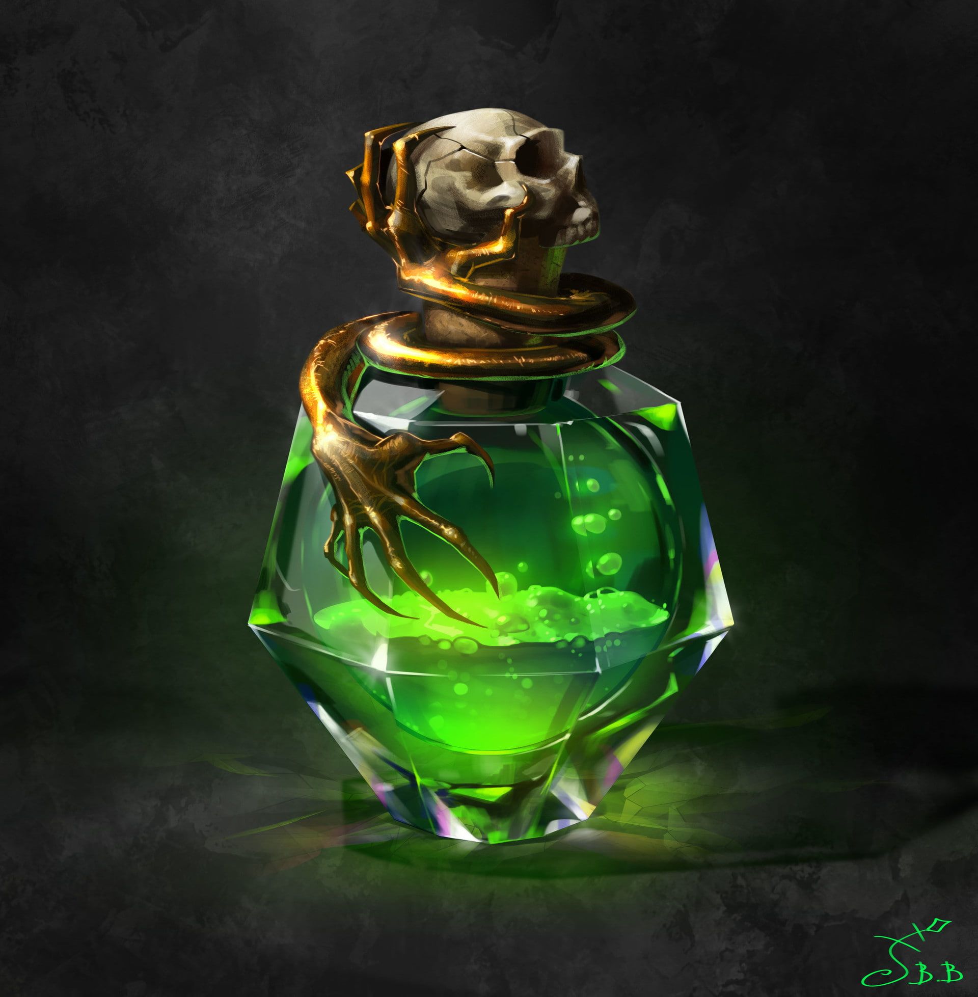 HD wallpaper: Vera Velichko, potions