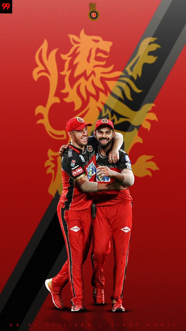 AB de Villiers. Virat Kohli x RCB