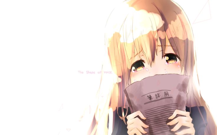 Silent Voice HD Wallpaper: Shouko Nishimiya