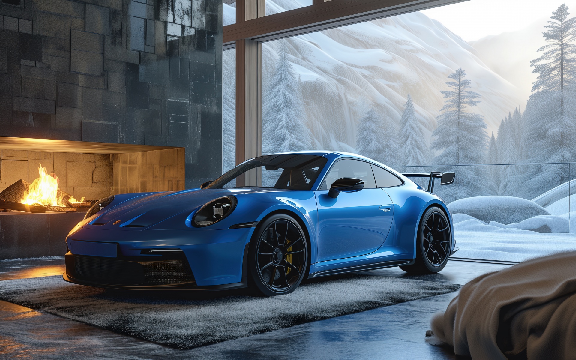 Porsche 911 GT3 Wallpaper 4K, Cozy