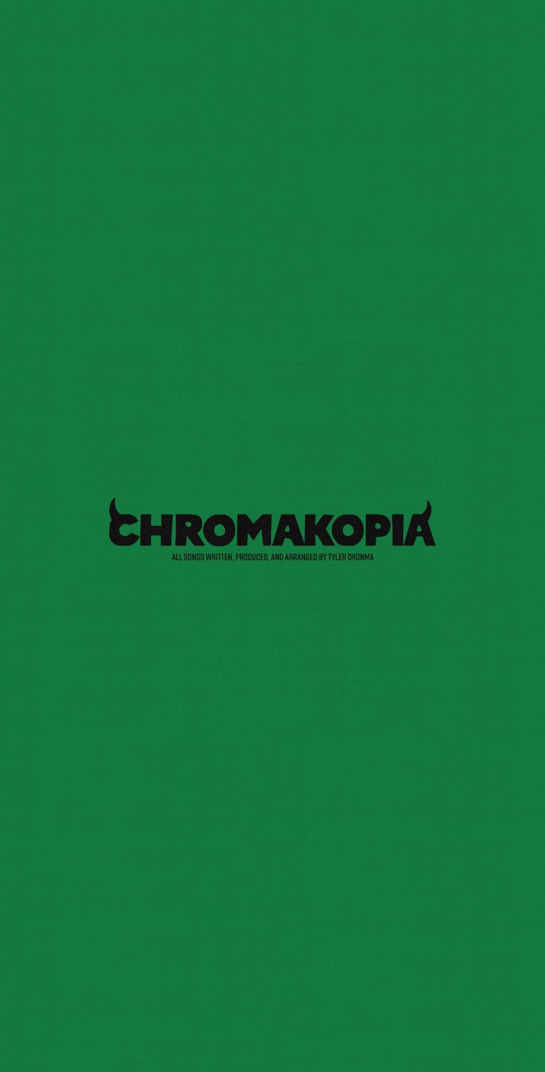 Minimal chromakopia wallpaper, r