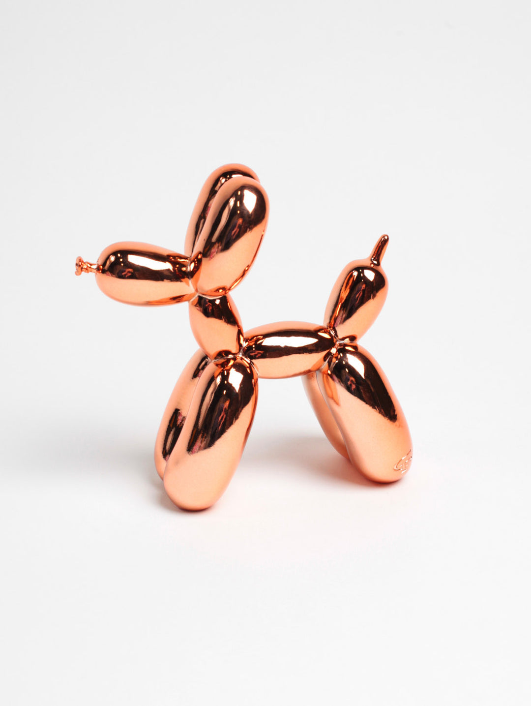 XL Orange Balloon Dog Sculpture