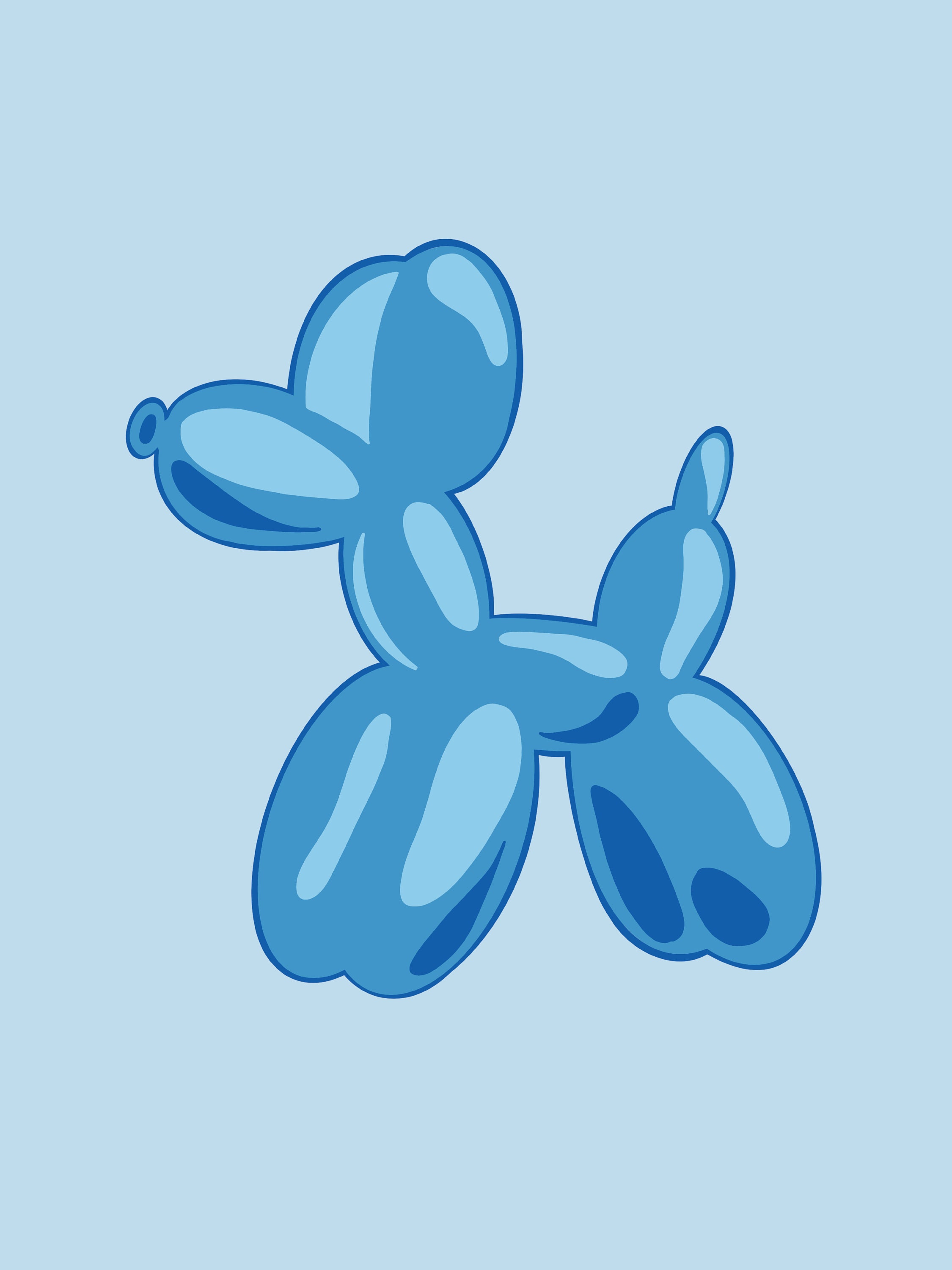 Preppy Balloon Dog Print Pack Preppy