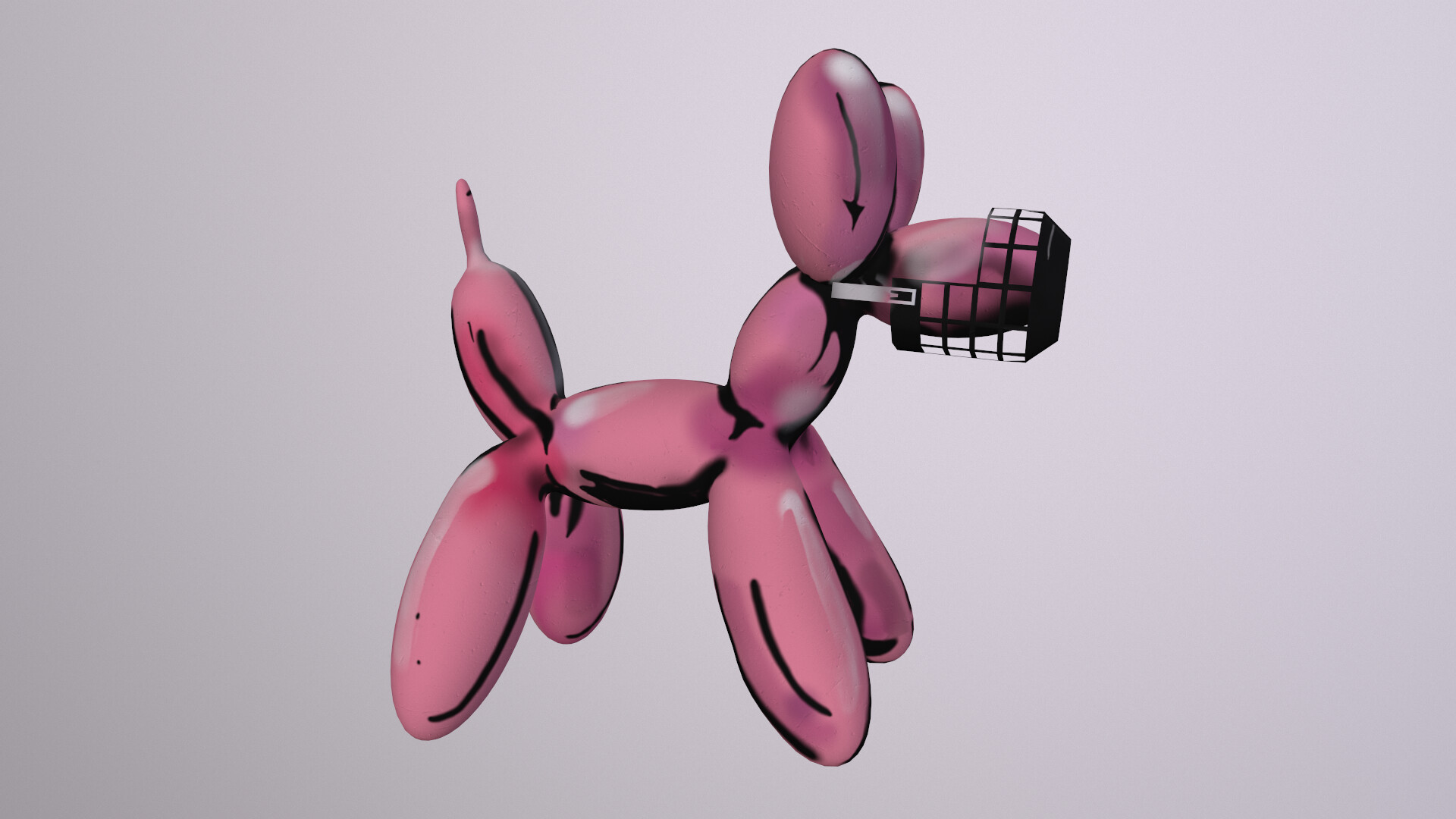 Graffiti Balloon Dog