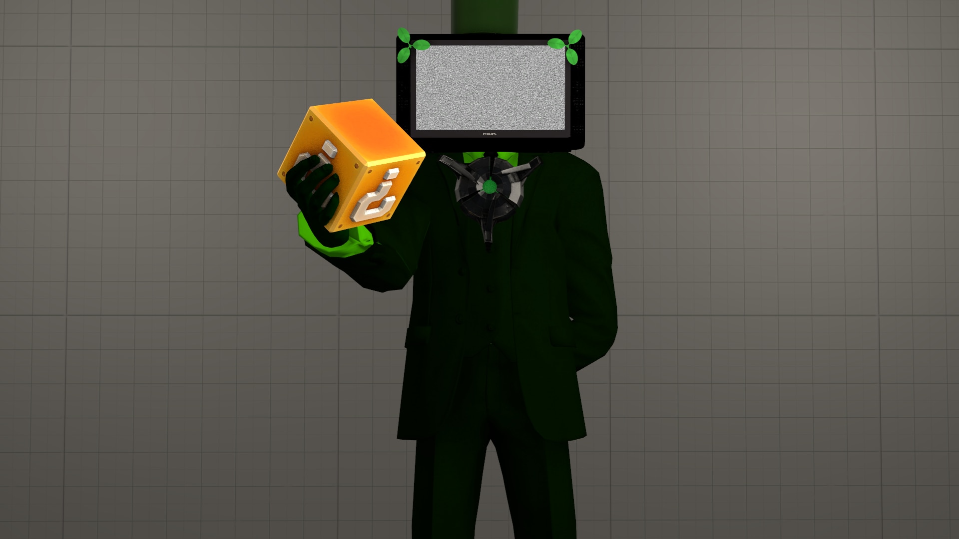 titan cloverman from toilet tower defense