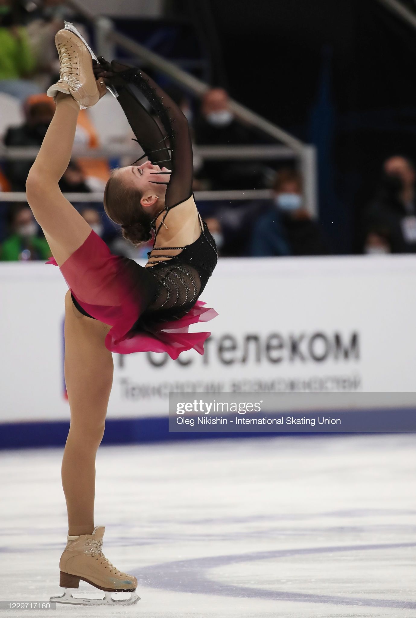 Alexandra Trusova of Russia performs