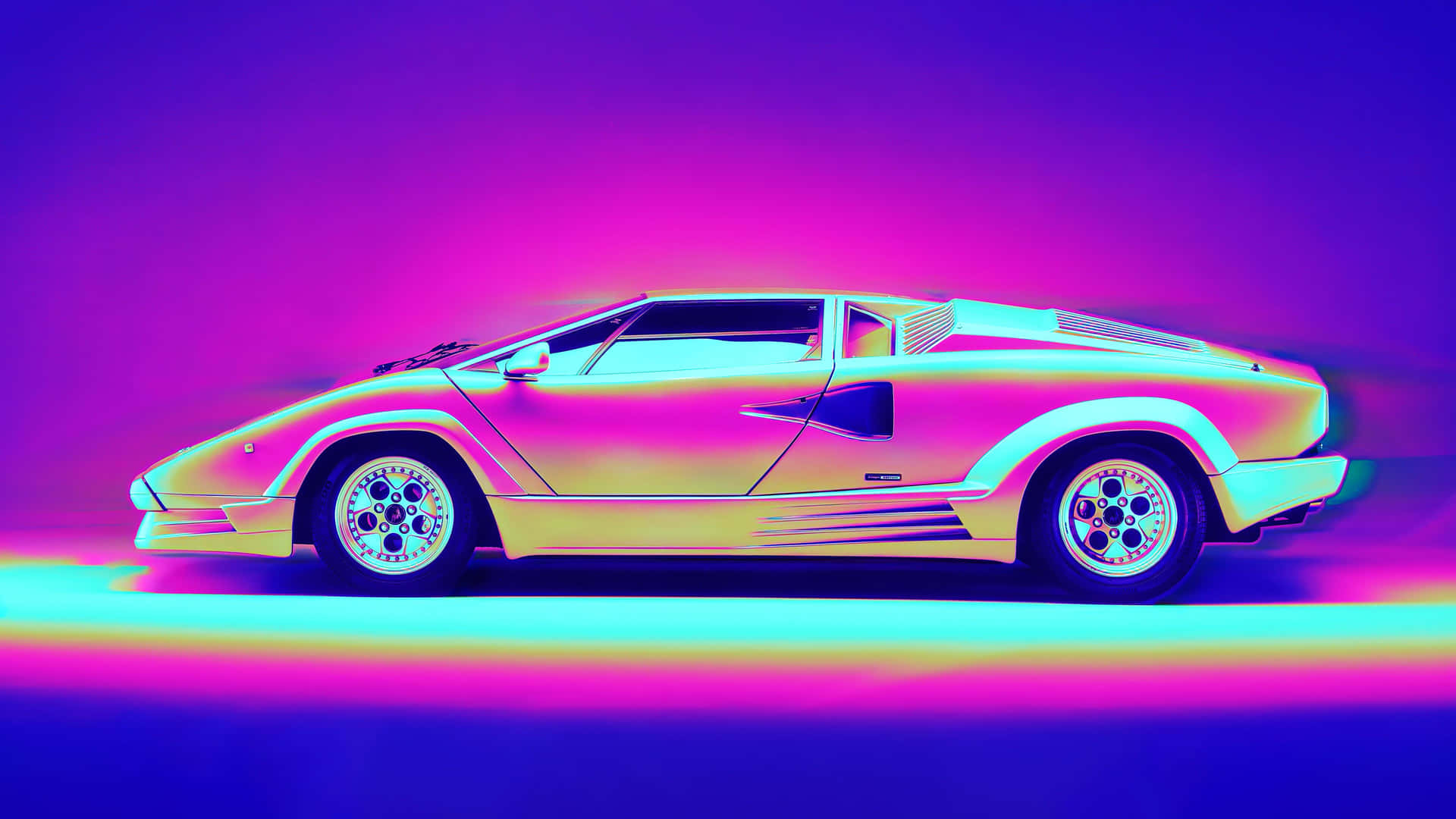 Download Lamborghini Countach in Full Glory Wallpaper