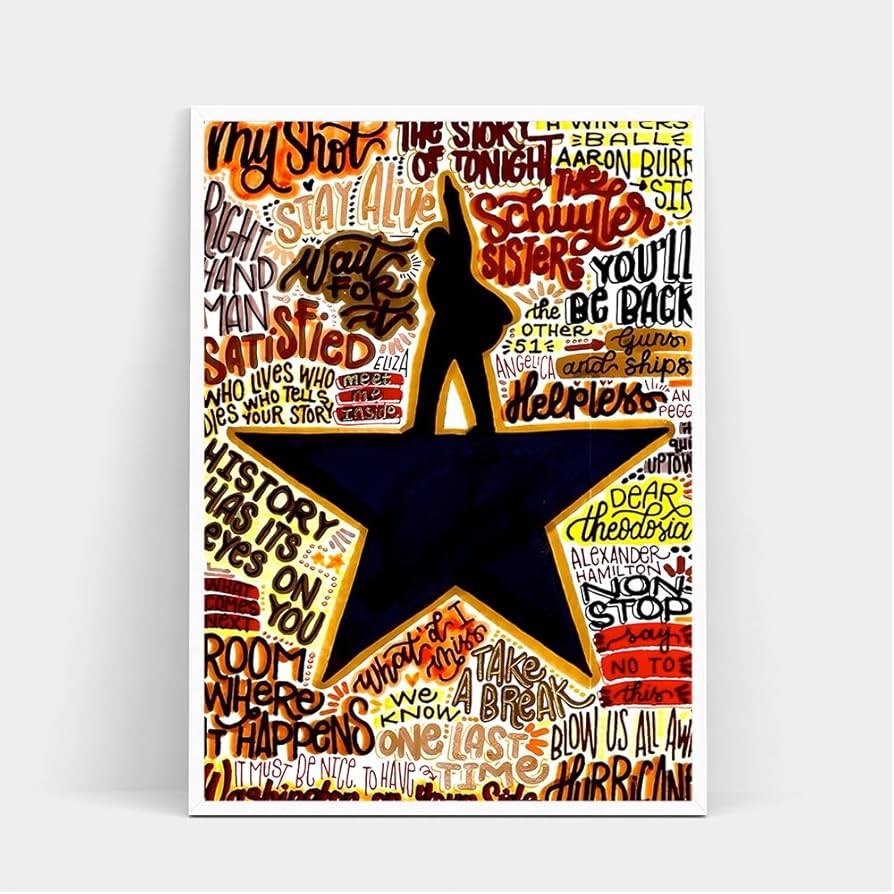 Hamilton Posters Broadway Printing