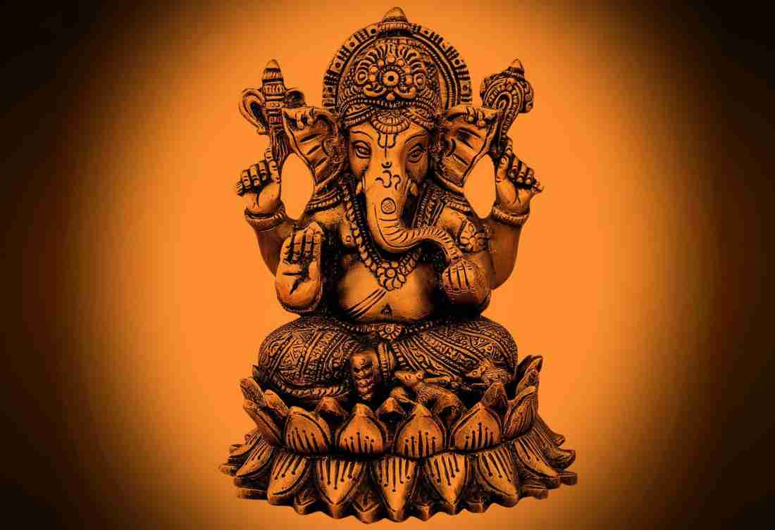 Ganpati Bappa Wallpaper canvas print