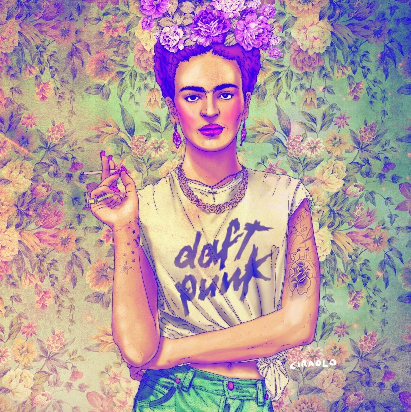 frida kahlo iphone wallpaper