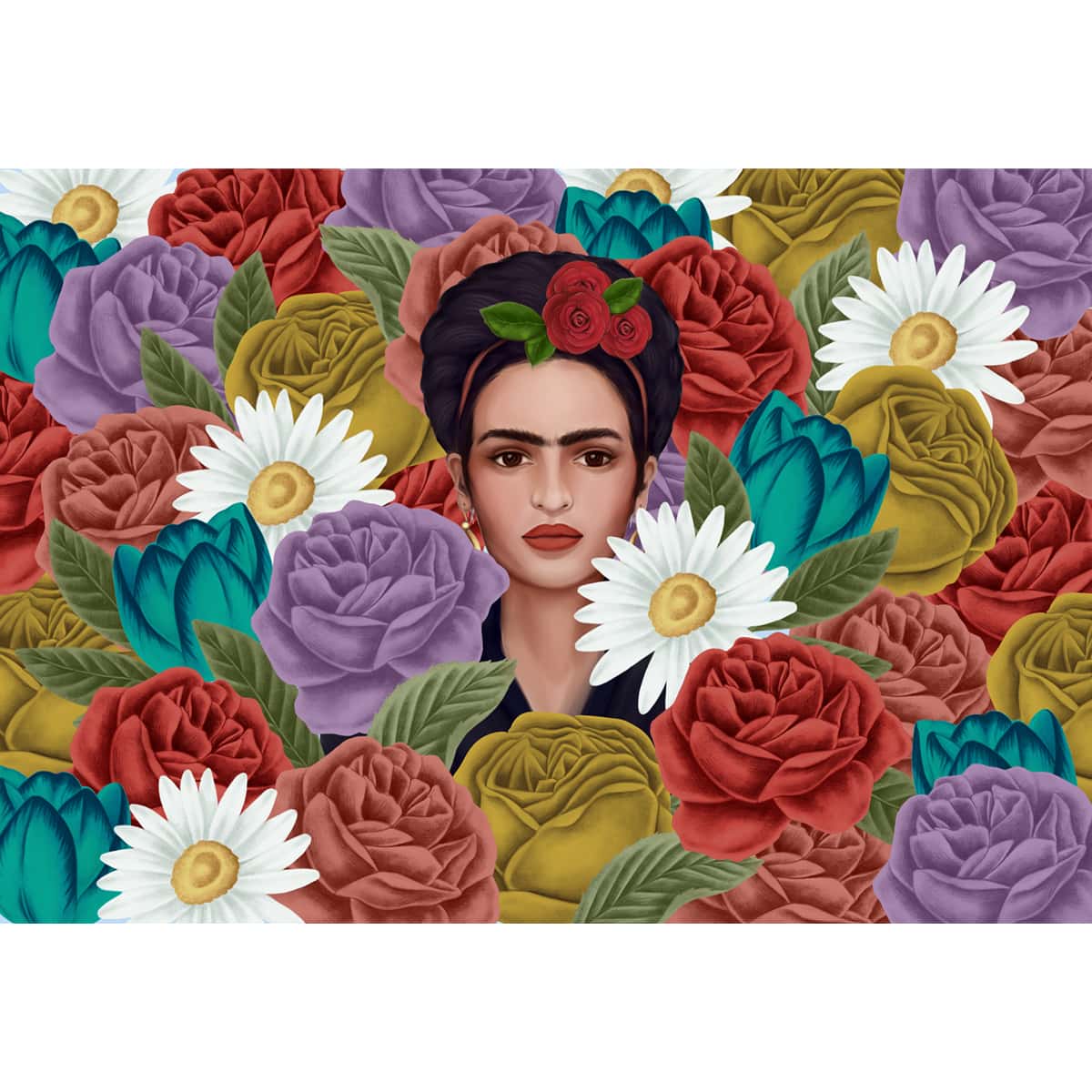 Frida Kahlo, Modern Room Wallpaper