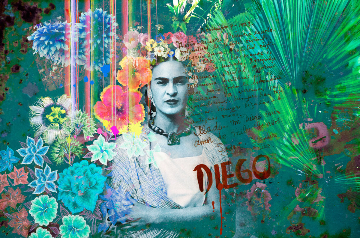 Frida Kahlo Inspired Wall Mural
