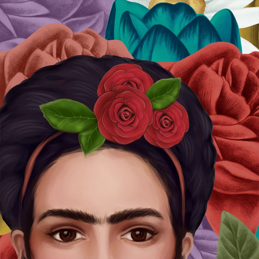 Frida Kahlo, Modern Room Wallpaper