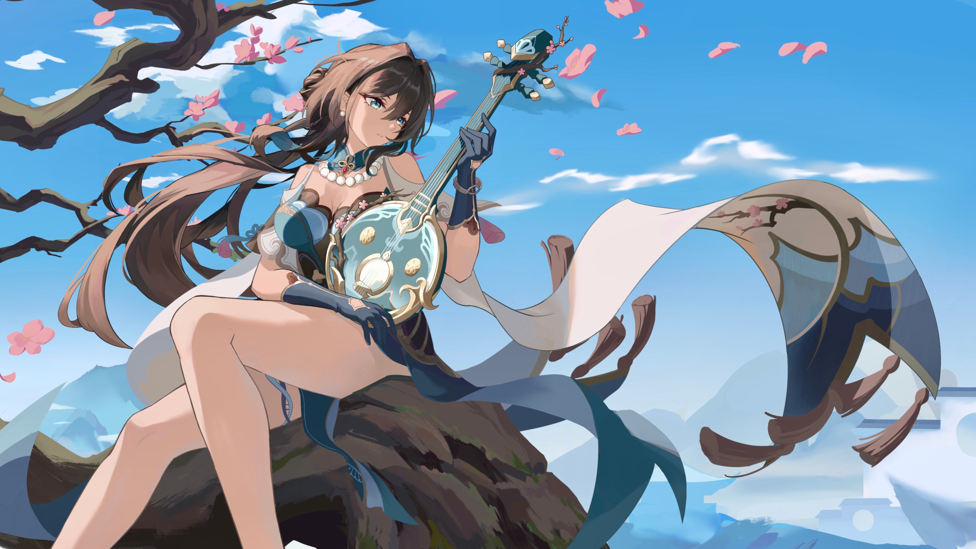 Ruan Mei. Desktop wallpaper. 1920x1080