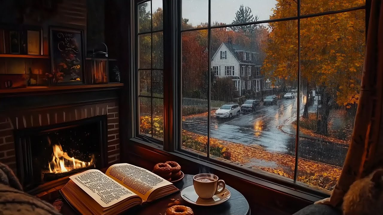 Cozy Autumn Room with Window