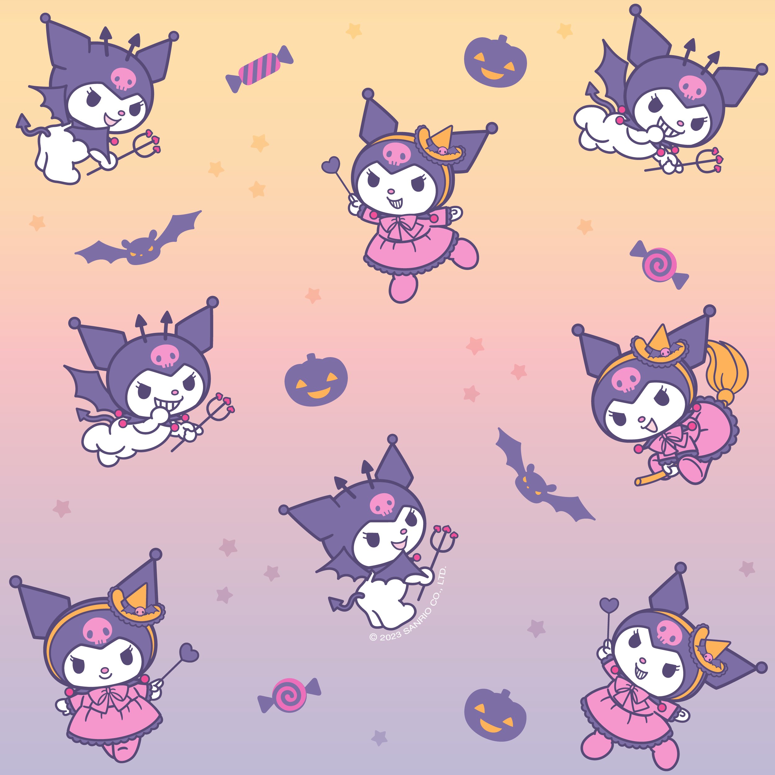 Kuromi phone background