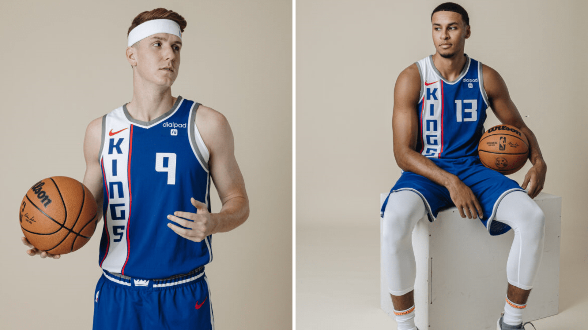 Sacramento Kings' jerseys throughout