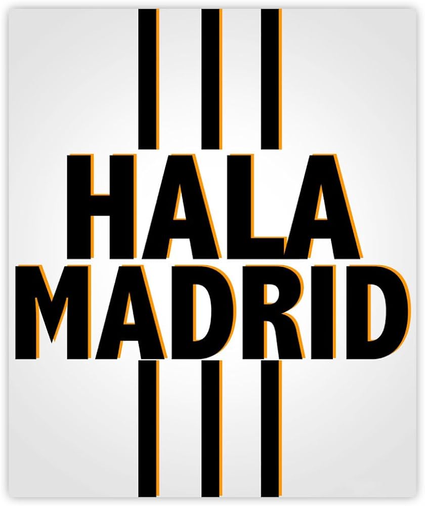 Hala Madrid sticker decal 4