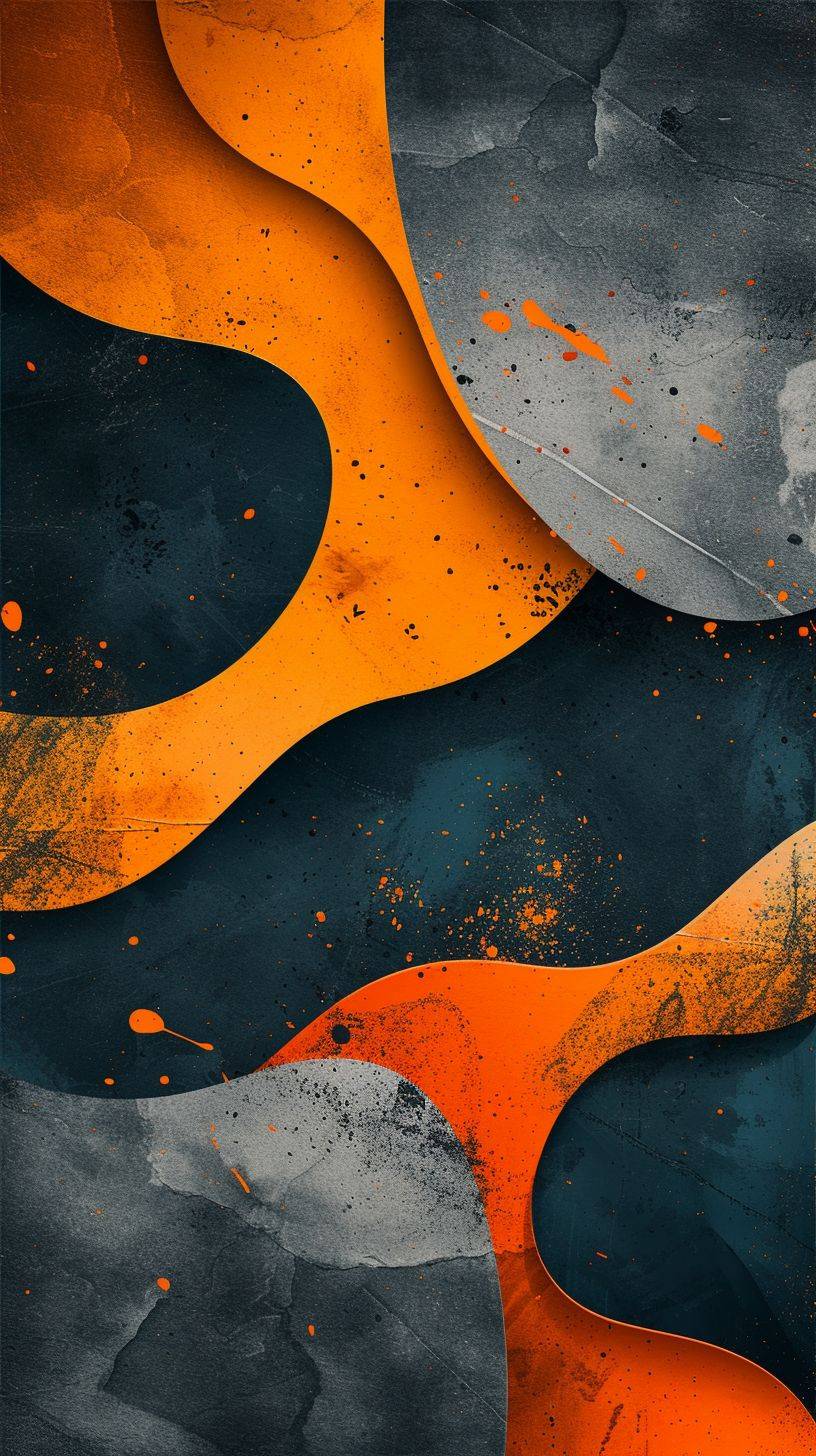 Dark mode wallpaper for a phone