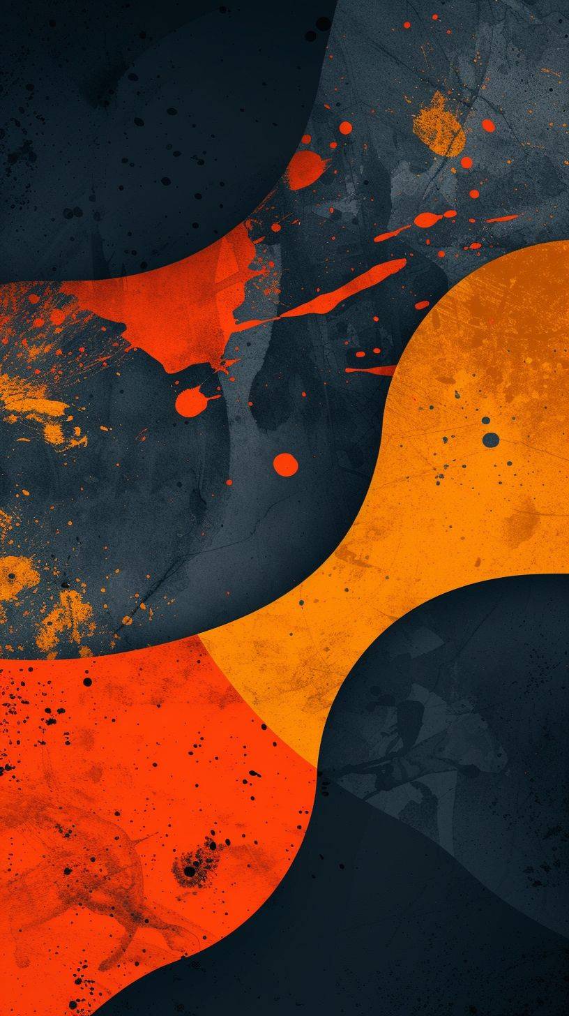 Dark mode wallpaper for a phone