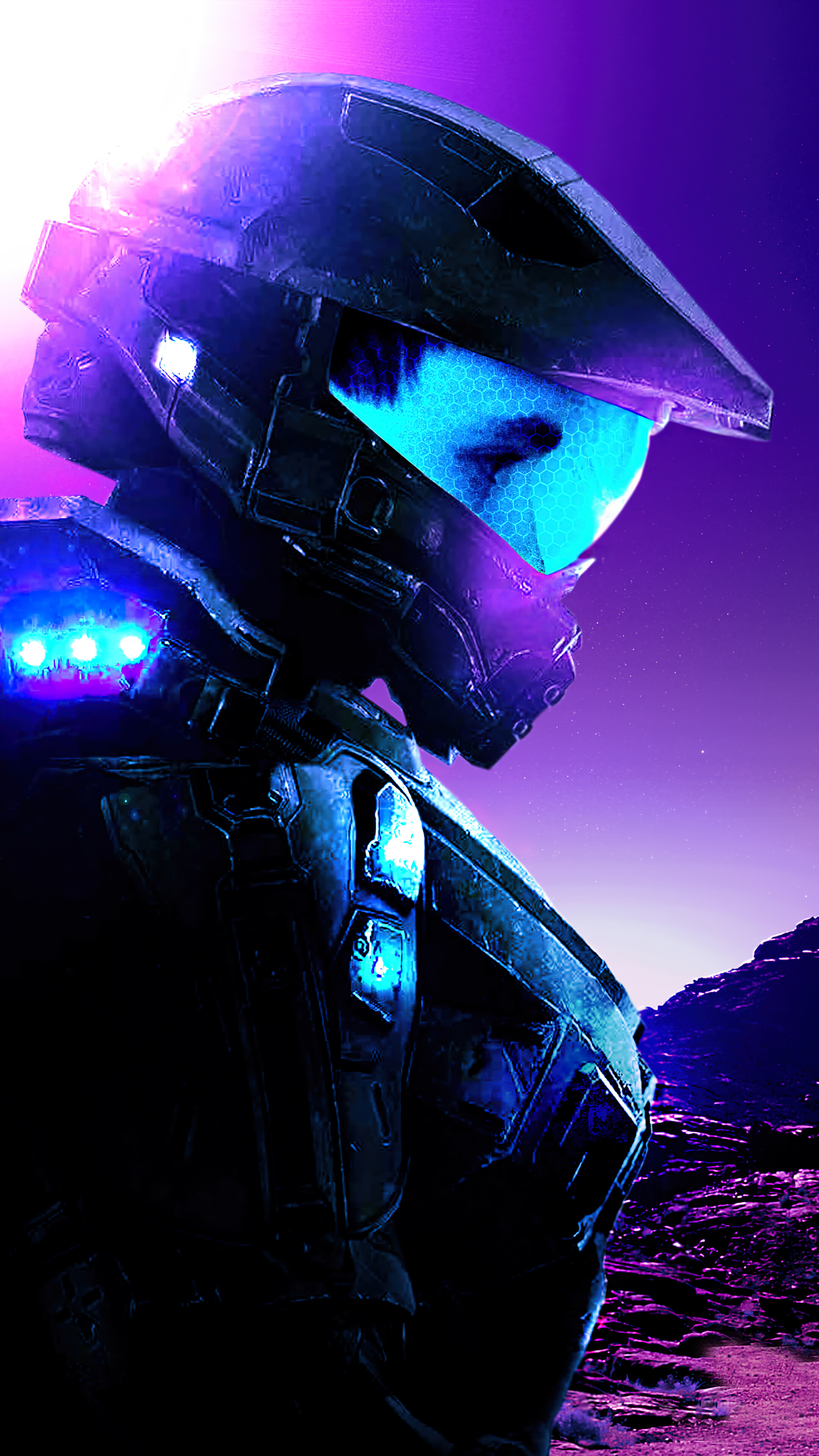 Halo Planet 4K Wallpaper iPhone HD