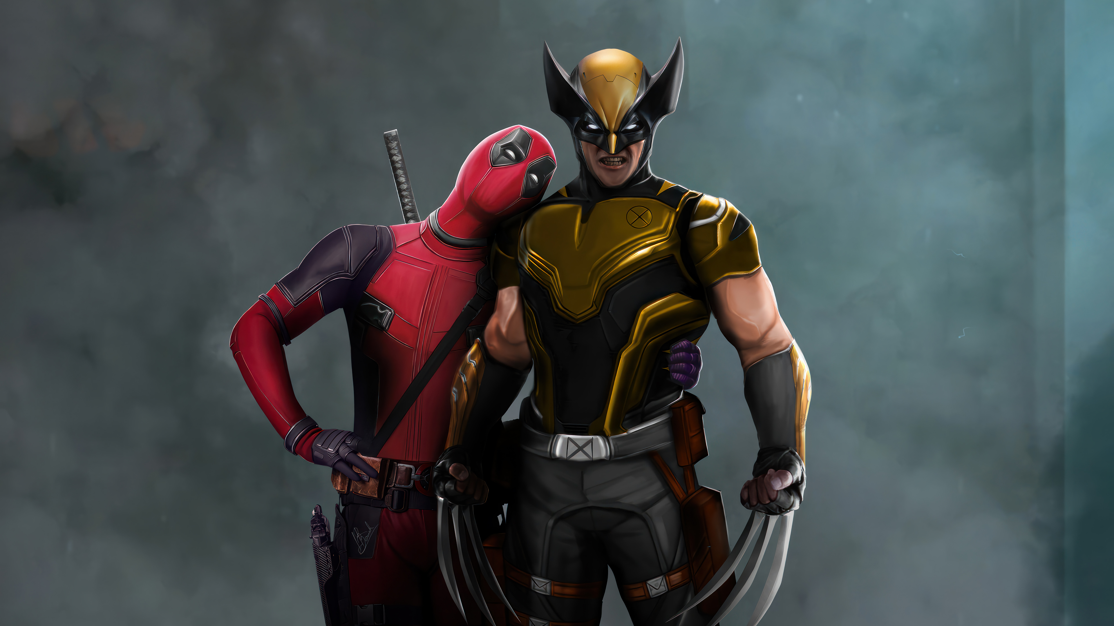 Deadpool & Wolverine Wallpaper 4K HD PC