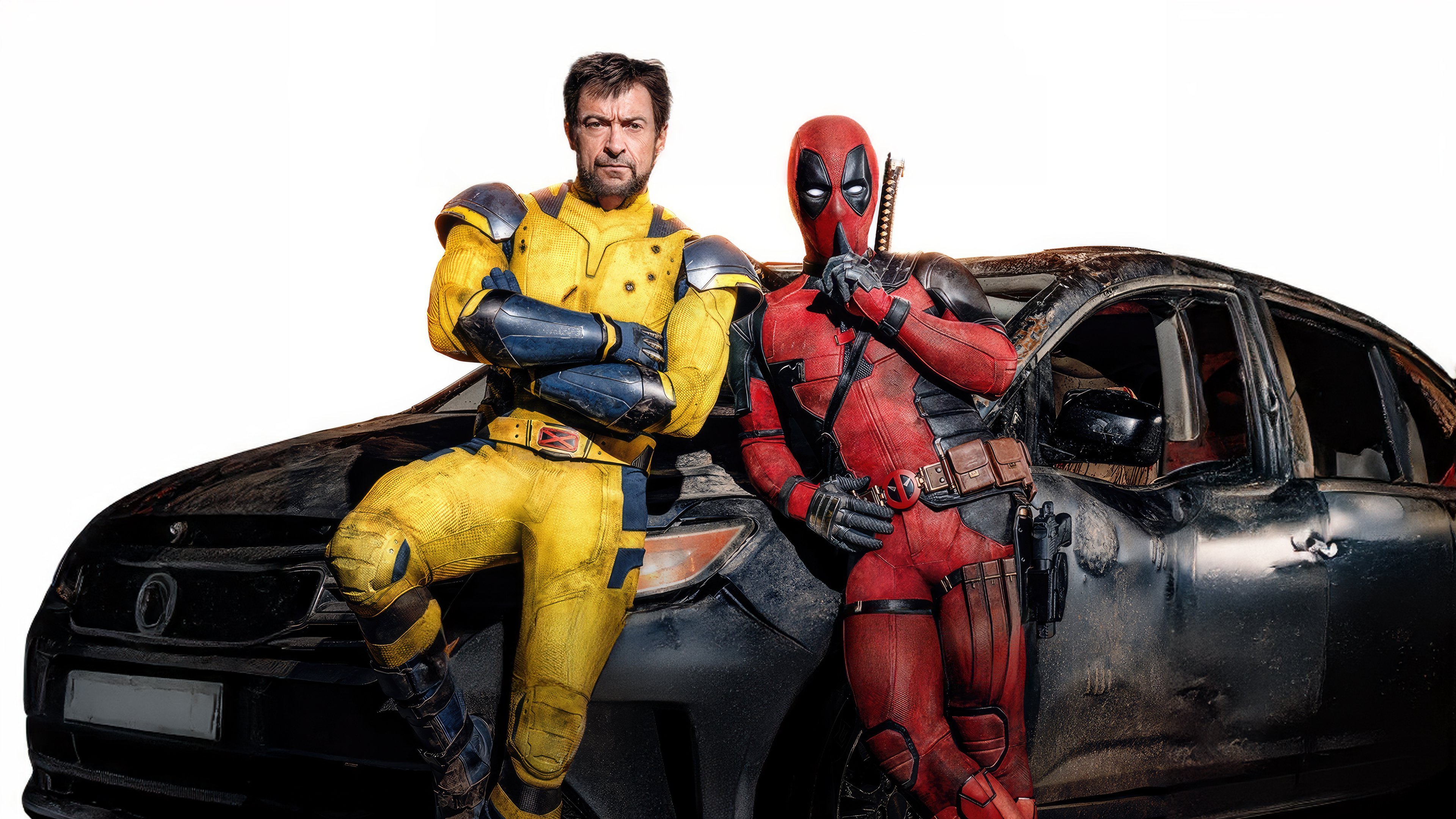 Deadpool, Wolverine and the Honda Odyssey Wallpaper 4k for Desktop