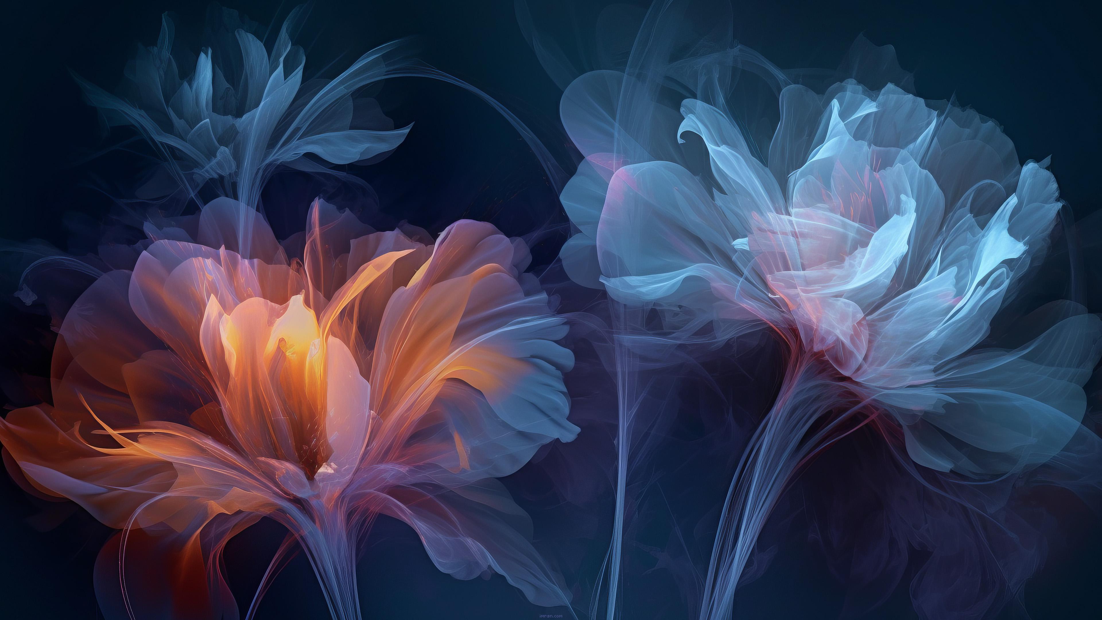 Ethereal Flowers in 4K [3840x2160]