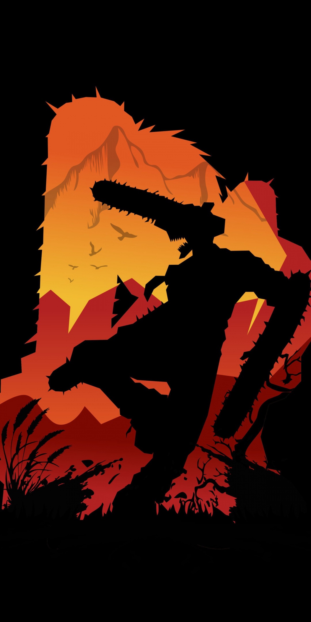 Chainsaw Man Wallpaper 4K, AMOLED, Denji