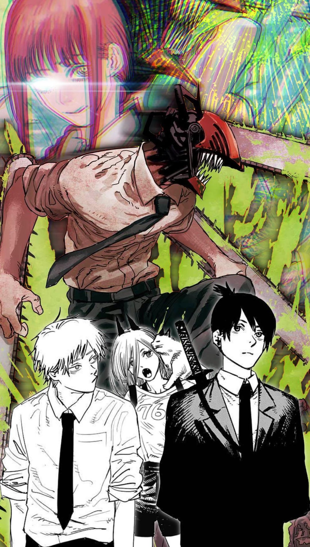 Chainsaw Man Wallpaper (made by me), r