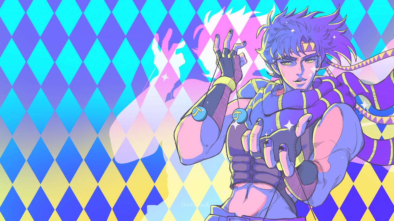 Joseph Joestar from JoJo's Bizarre Adventures (1280x720) version in comments Wallpaper Engine