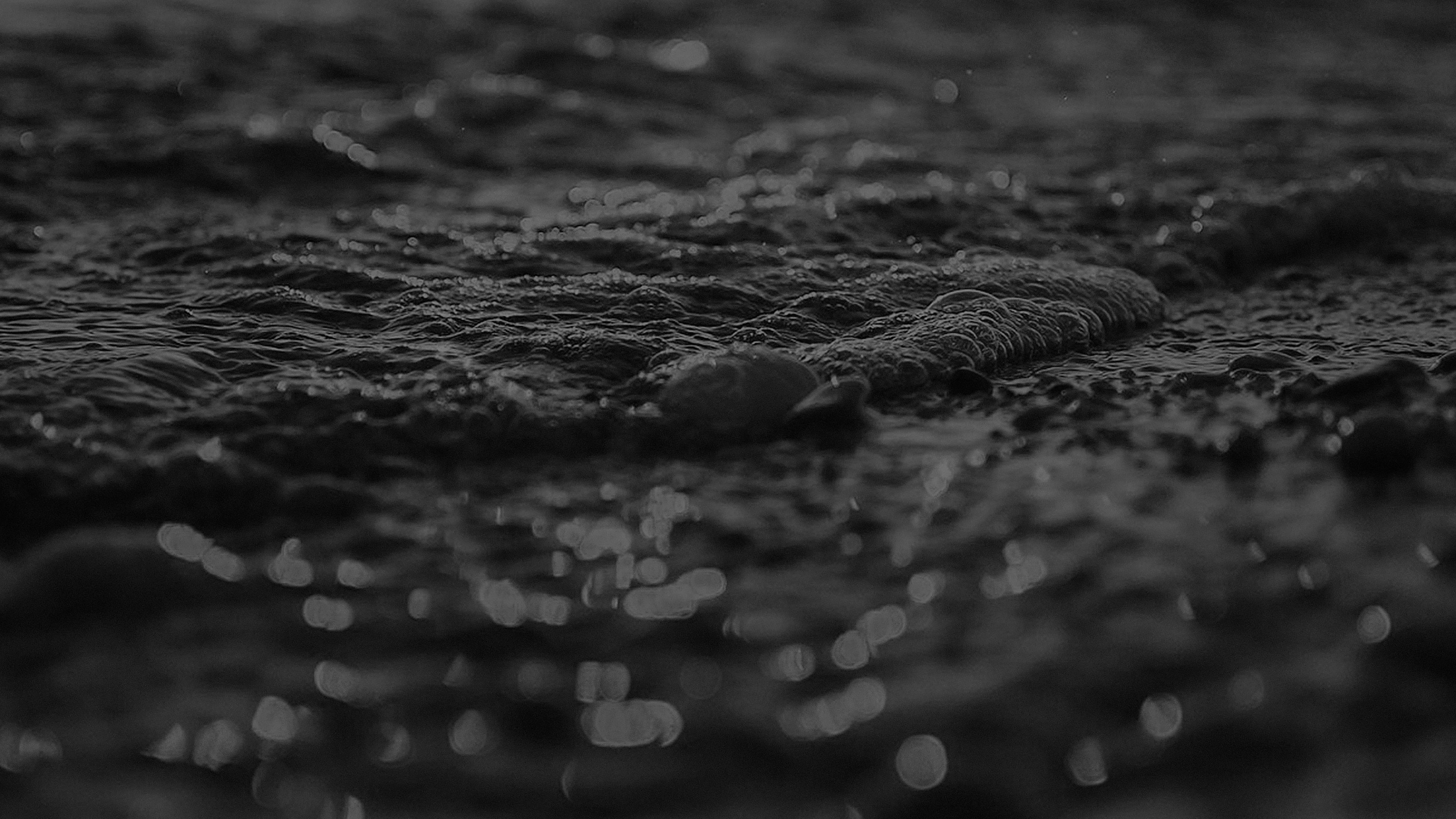 Sea Sunset Bokeh Wave Nature Black