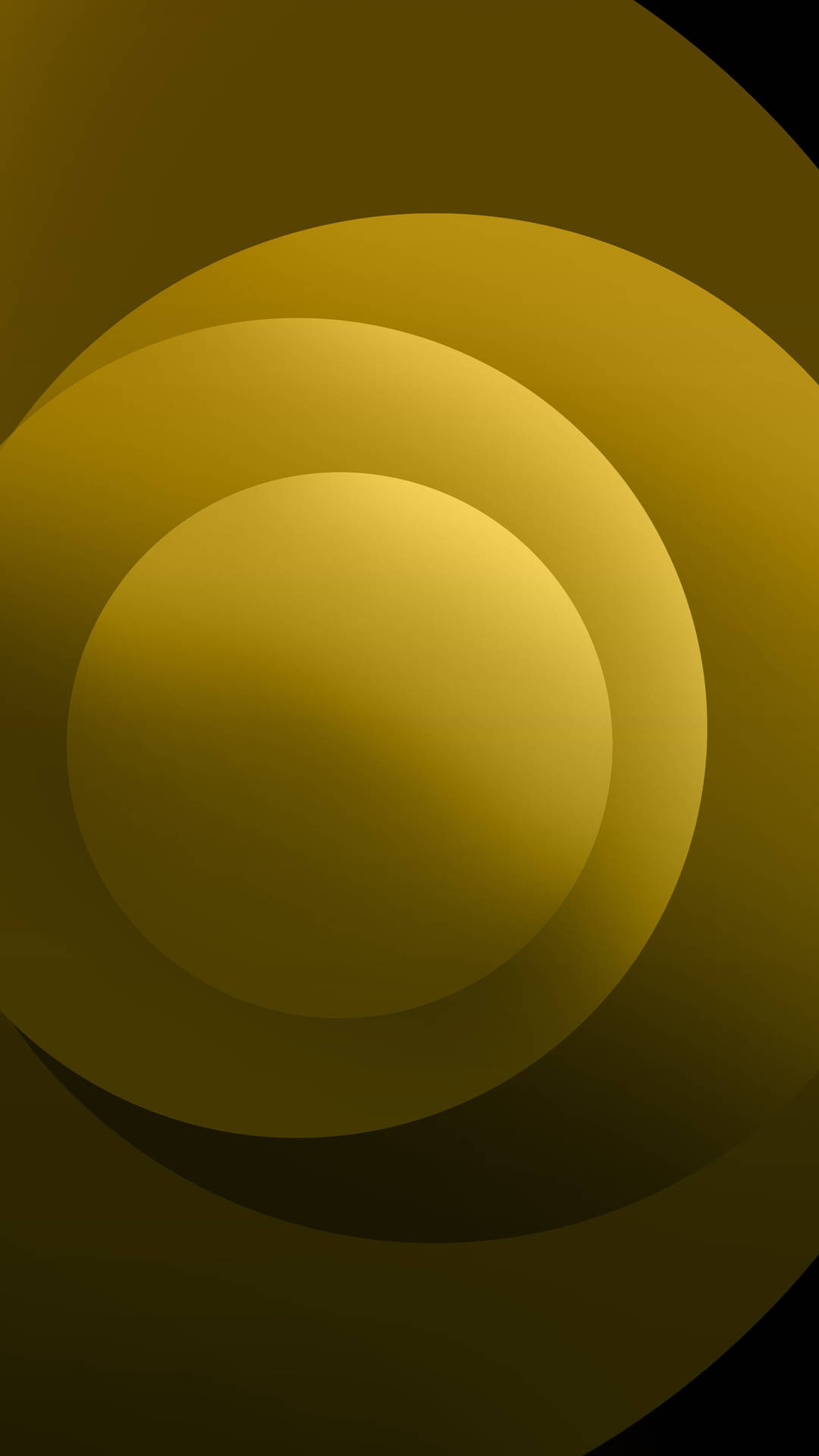 Download iPhone 12 Pro Max Gold Circles