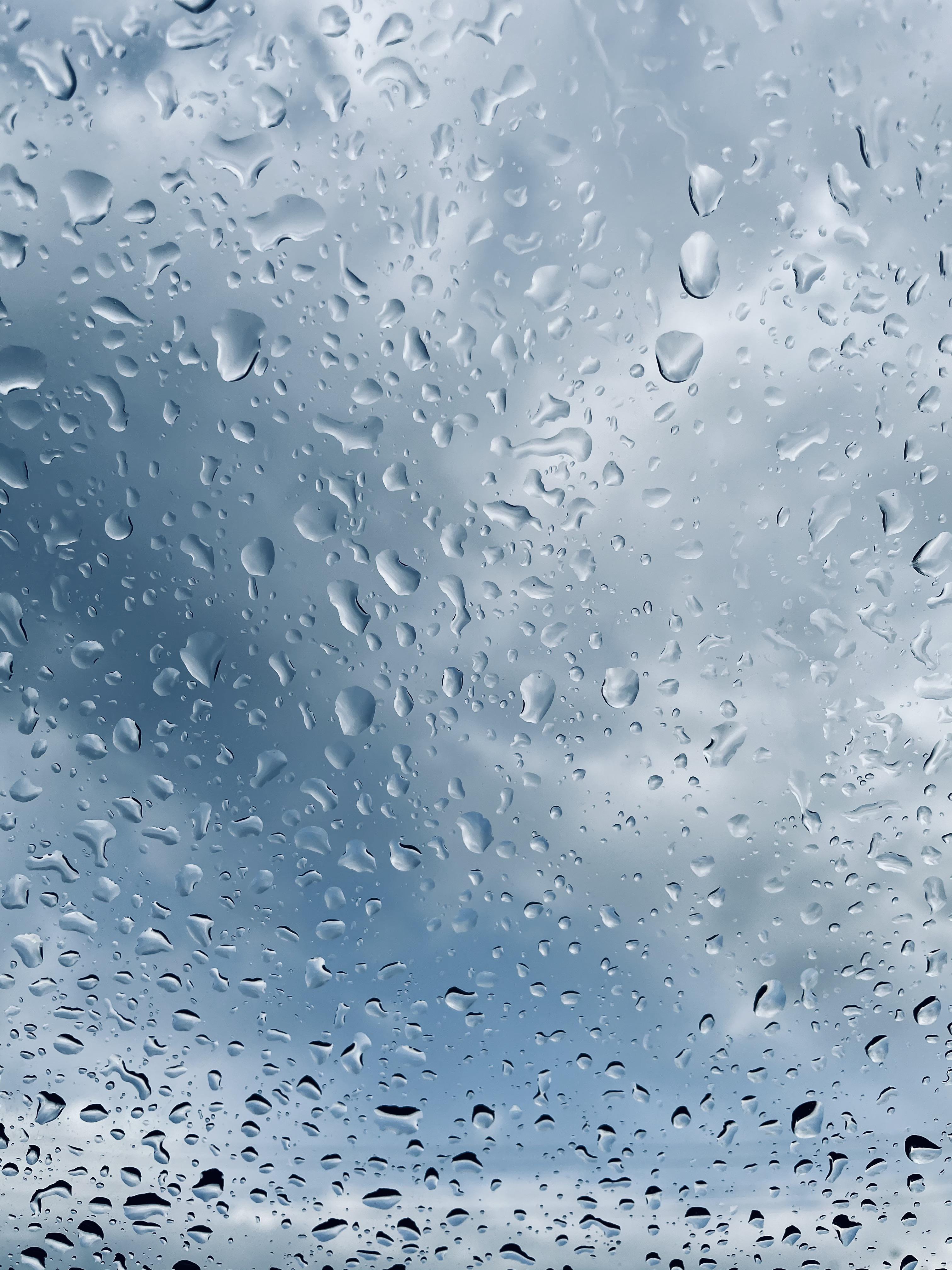 Rain drops on window, wallpaper made