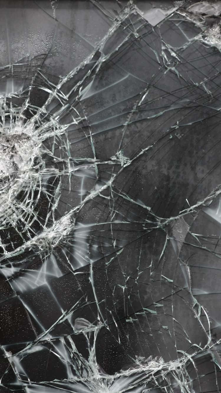 iPhone Cracked Screen HD Wallpaper